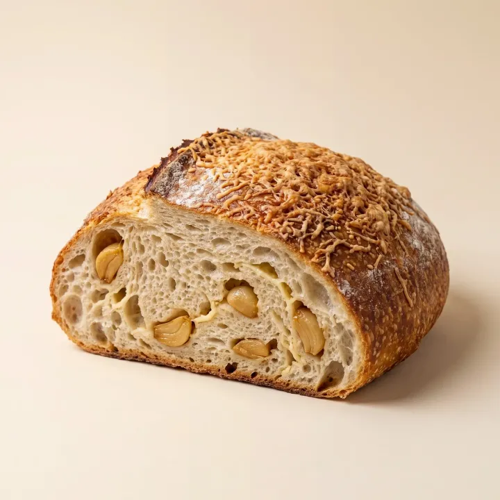 Roasted Garlic Parmesan Sourdough