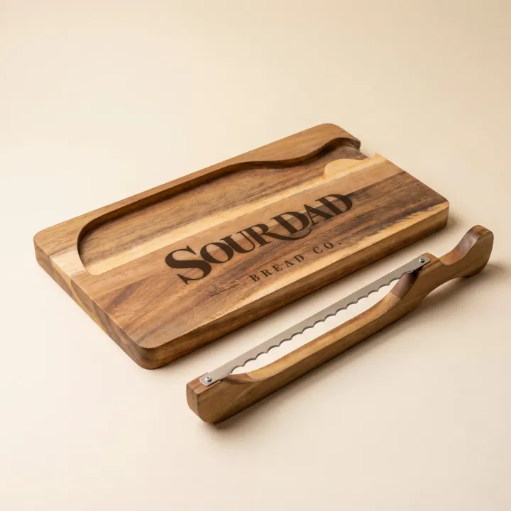 Sourdad Bread Board & Cutter